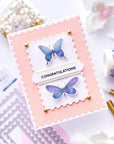 Pinkfresh Studio - Dies - Nested Rectangles Postage Edge-ScrapbookPal