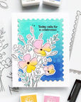 Pinkfresh Studio - Dies - Nested Rectangles Postage Edge-ScrapbookPal