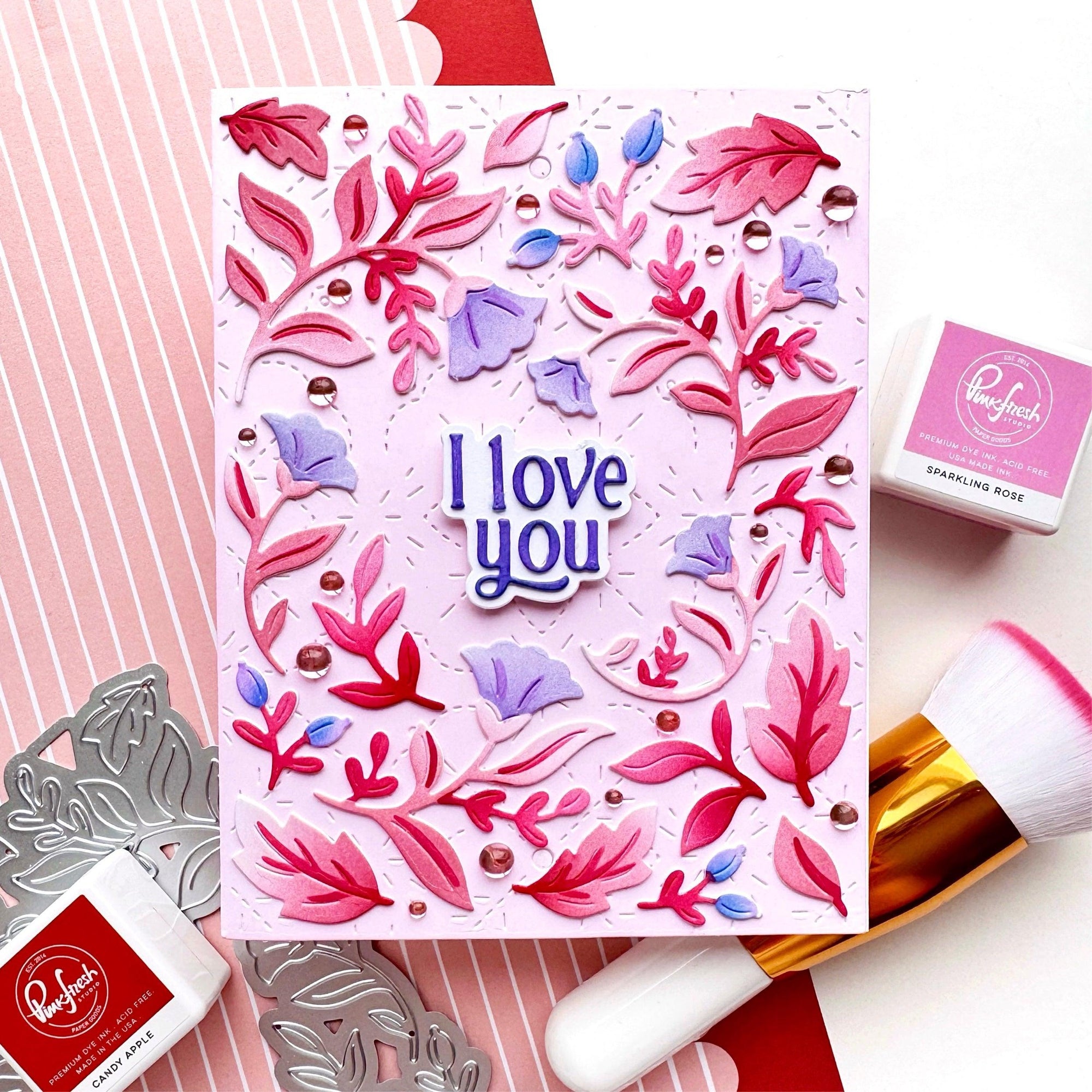 Pinkfresh Studio - Dies - Petal Mosaic Coverplate-ScrapbookPal