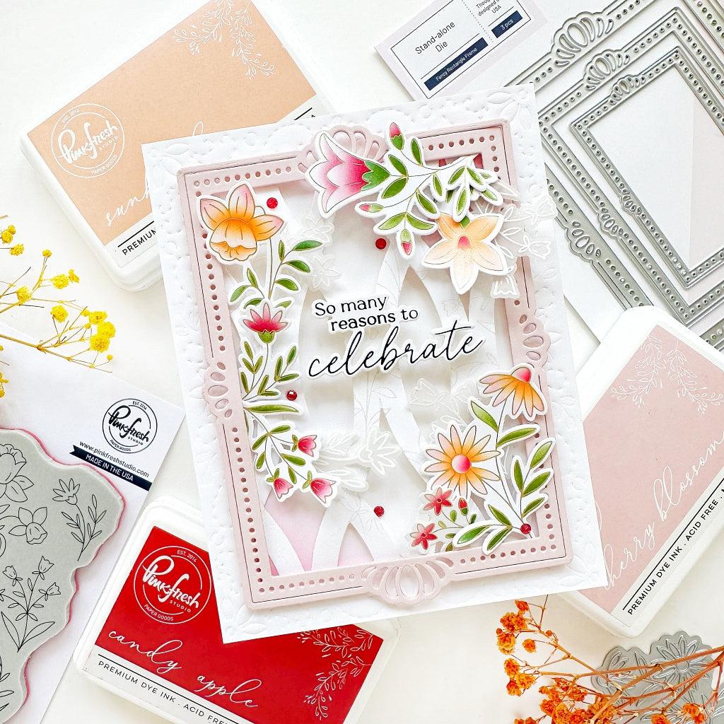 Pinkfresh Studio - Dies - Print Shop: Modern Botanicals-ScrapbookPal