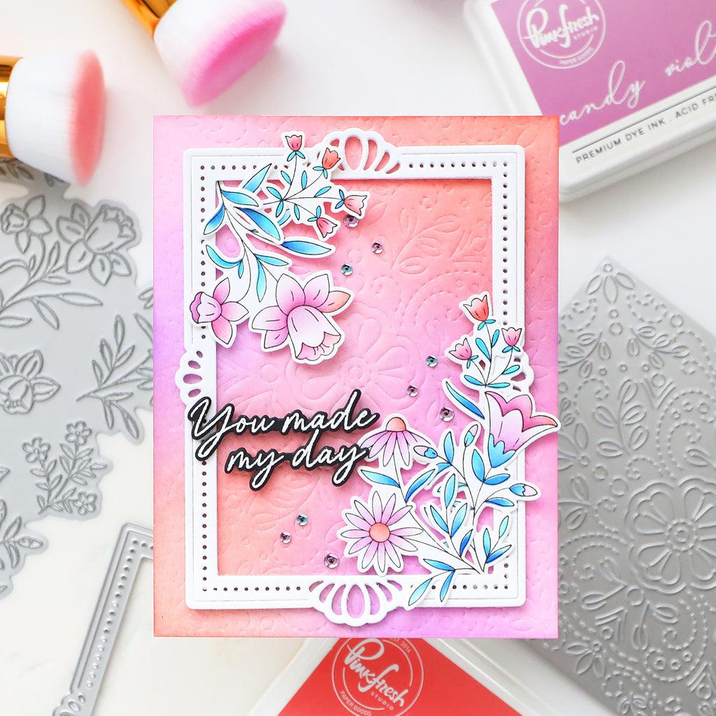 Pinkfresh Studio - Dies - Print Shop: Modern Botanicals-ScrapbookPal