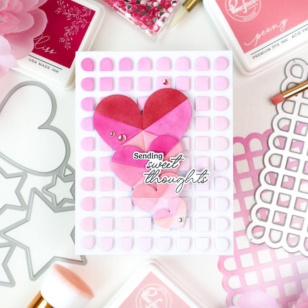 Pinkfresh Studio - Dies - Radiating Hearts &amp; Stars-ScrapbookPal