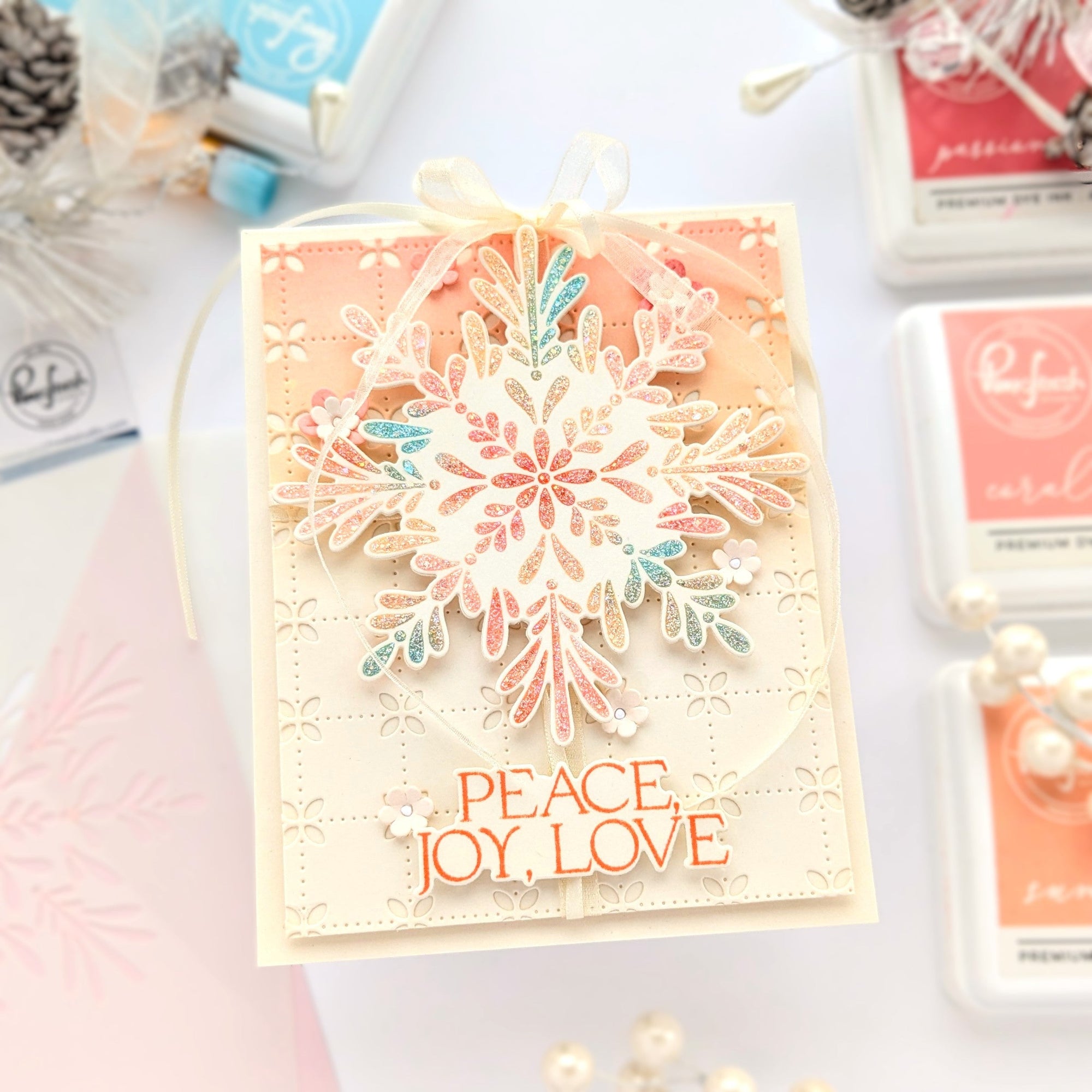 Pinkfresh Studio - Dies - Radiating Snowflake-ScrapbookPal