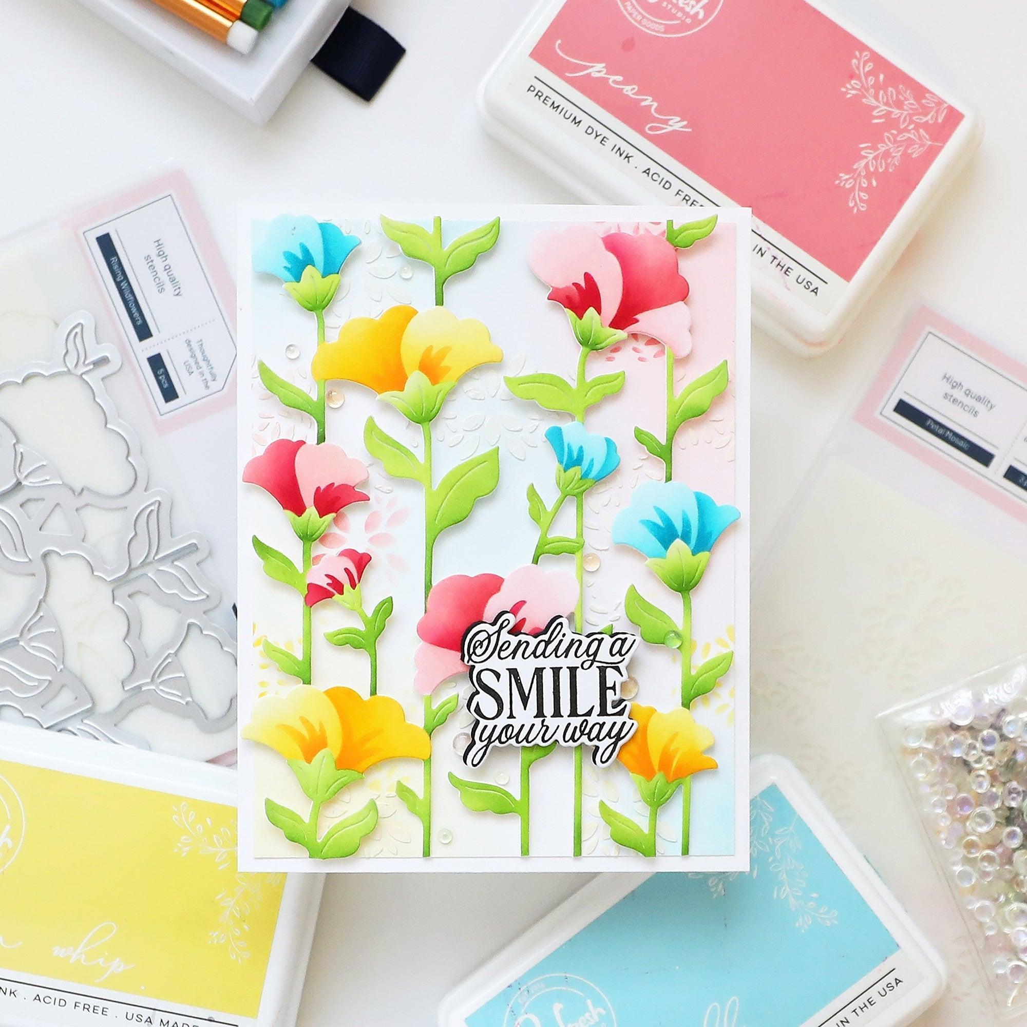 Pinkfresh Studio - Dies - Rising Wildflowers-ScrapbookPal