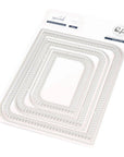 Pinkfresh Studio - Dies - Rounded & Braided Rectangle-ScrapbookPal