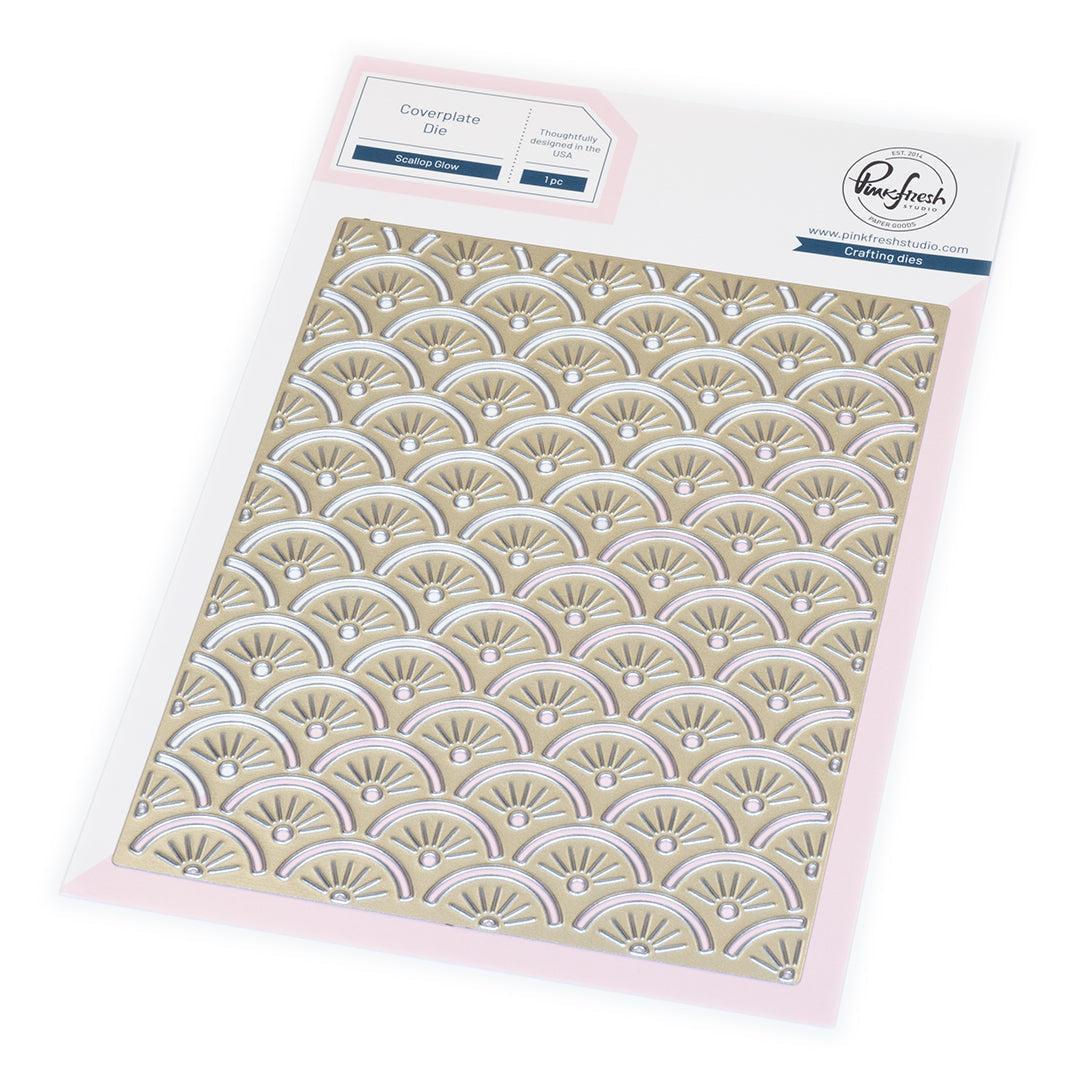 Pinkfresh Studio - Dies - Scallop Glow Coverplate-ScrapbookPal