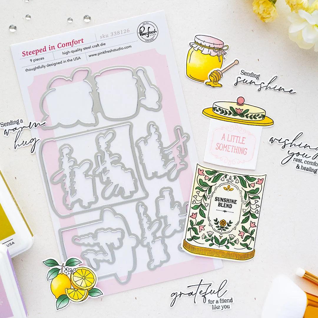 Pinkfresh Studio - Dies - Steeped in Comfort-ScrapbookPal