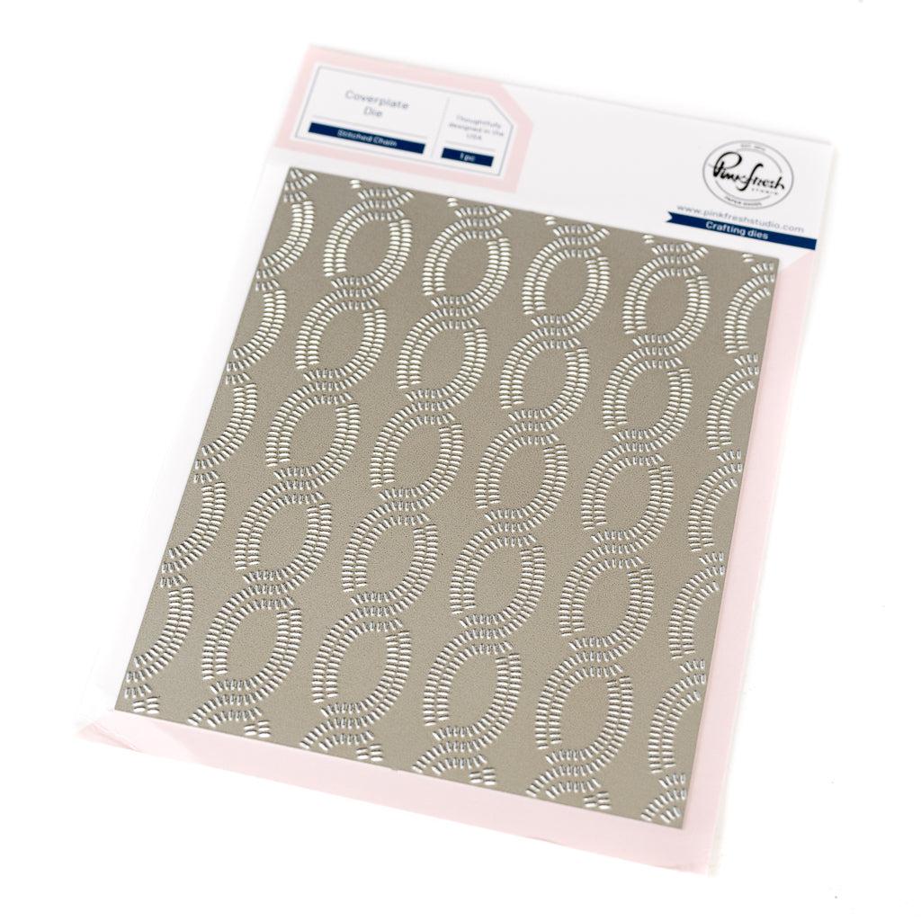 Pinkfresh Studio - Dies - Stitched Chain Cover Plate-ScrapbookPal