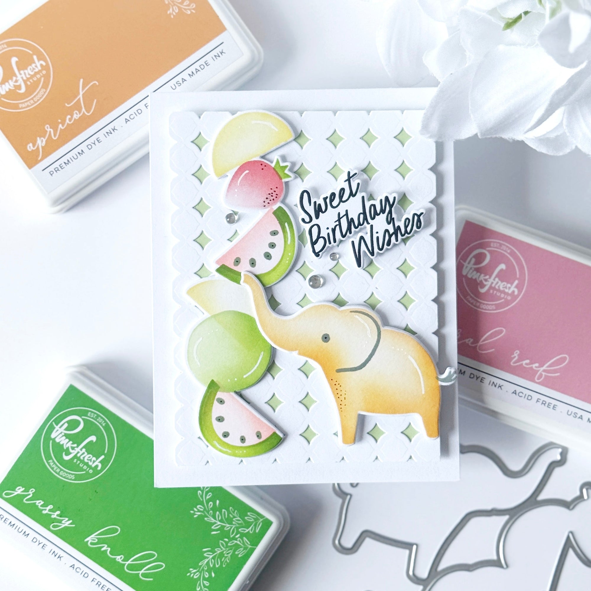 Pinkfresh Studio - Stencils - Sweet Safari-ScrapbookPal