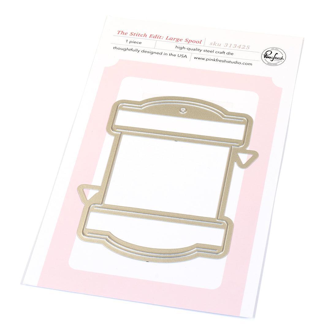Pinkfresh Studio - Dies - The Stitch Edit: Large Spool-ScrapbookPal