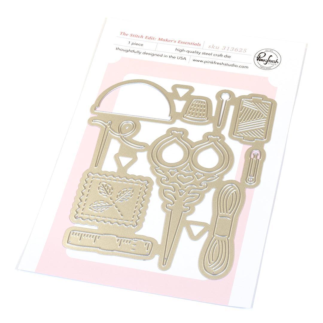 Pinkfresh Studio - Dies - The Stitch Edit: Maker's Essentials-ScrapbookPal