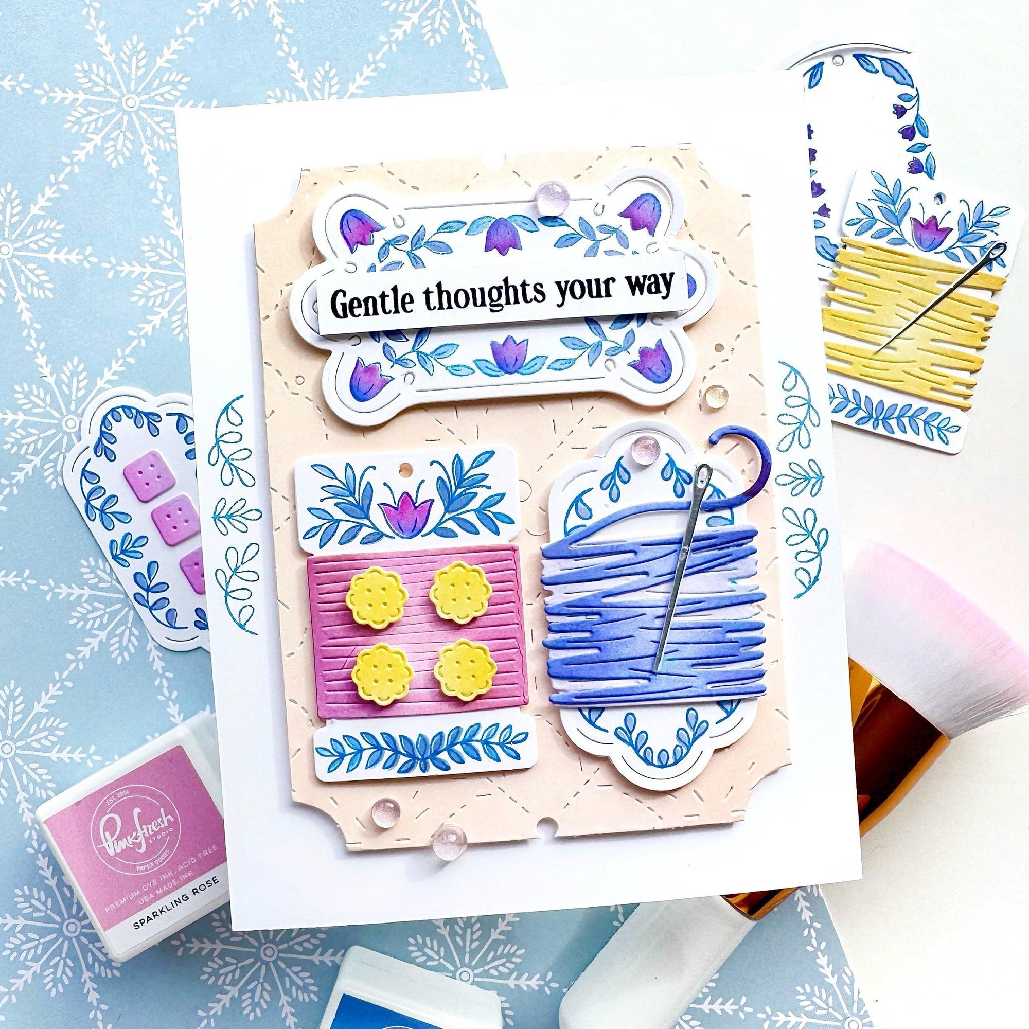 Pinkfresh Studio - Stencils - The Stitch Edit: Notion Story-ScrapbookPal