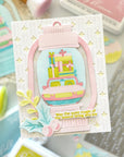 Pinkfresh Studio - Stencils - Timeless Tidings-ScrapbookPal
