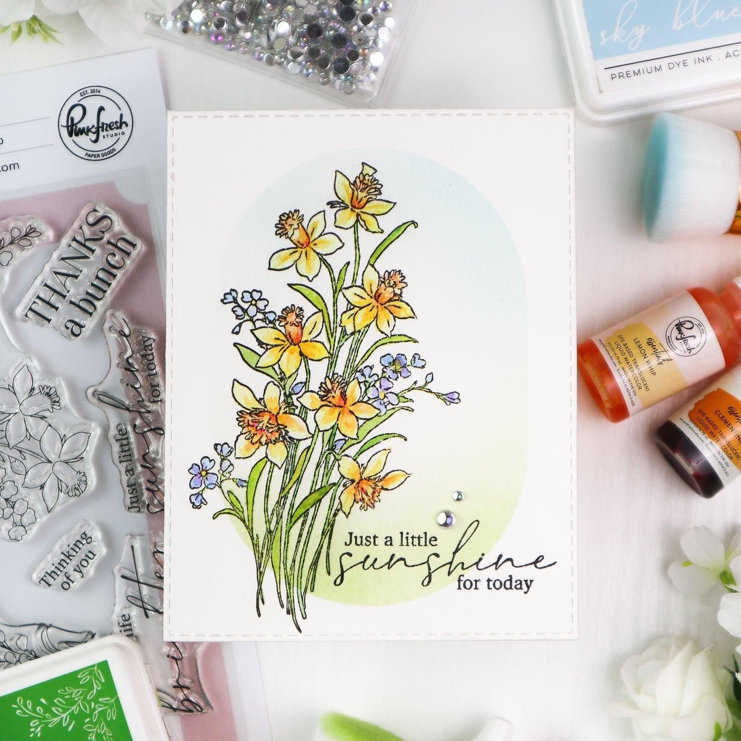 Pinkfresh Studio - Dies - Whispering Daffodils-ScrapbookPal