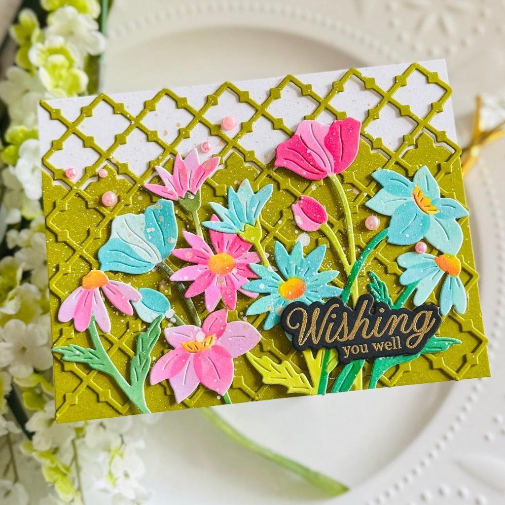 Pinkfresh Studio - Dies - Wildflower Elegance-ScrapbookPal