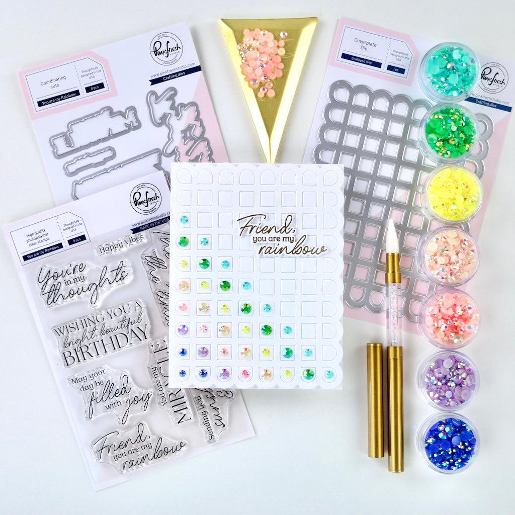 Pinkfresh Studio - Dies - You Are My Rainbow-ScrapbookPal