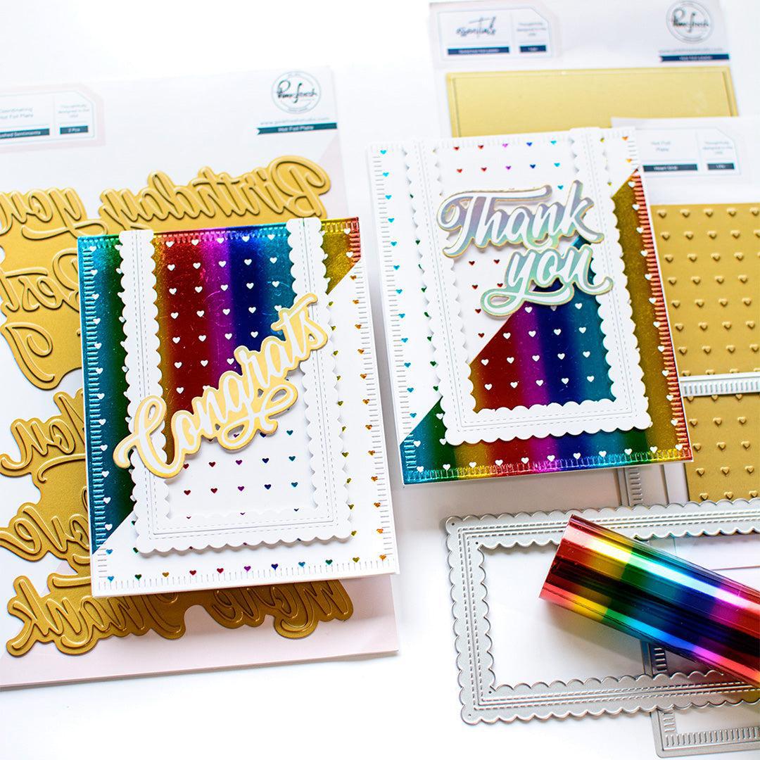 Pinkfresh Studio - Hot Foil Plates - Solid-ScrapbookPal