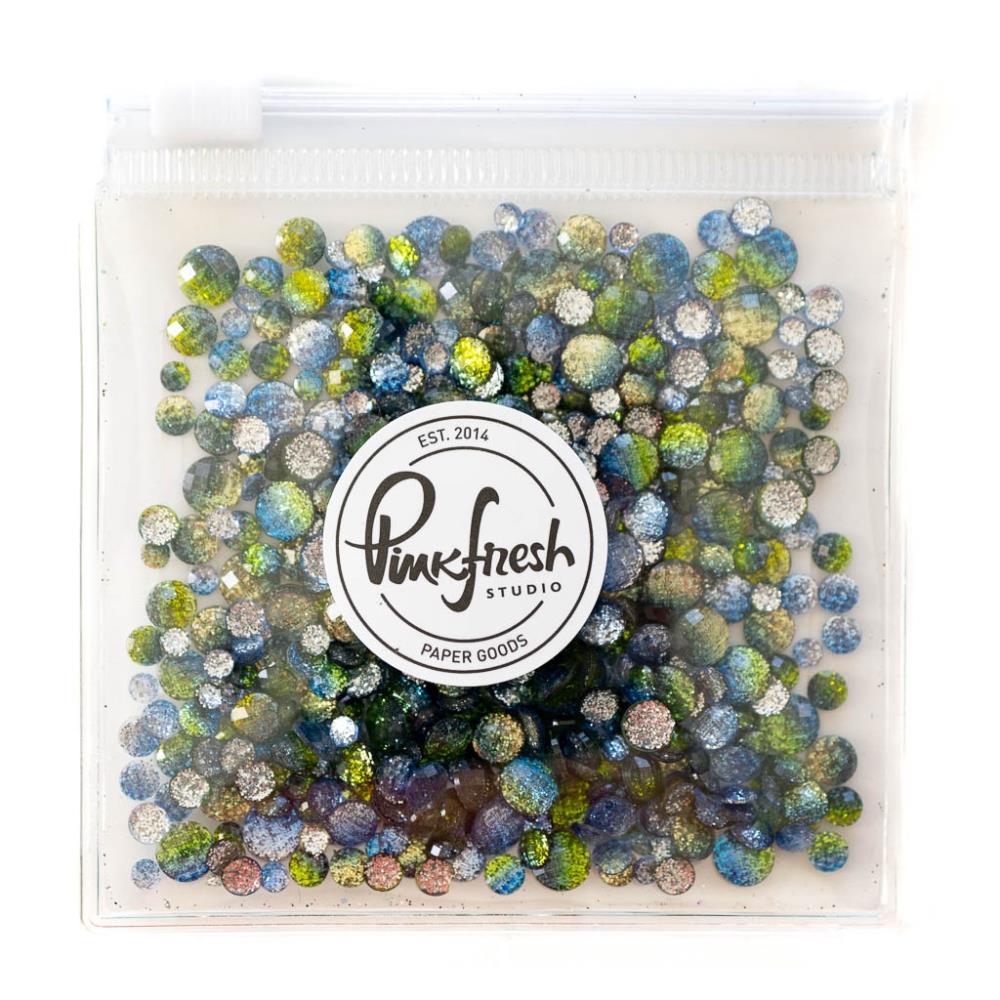 Pinkfresh Studio - Ombre Glitter Drops - Enchanted Forest-ScrapbookPal