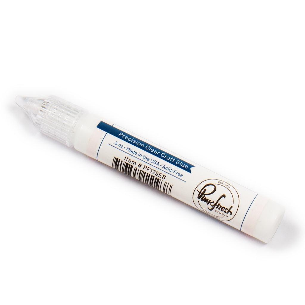 Pinkfresh Studio - Precision Clear Craft Glue - 0.5 oz-ScrapbookPal