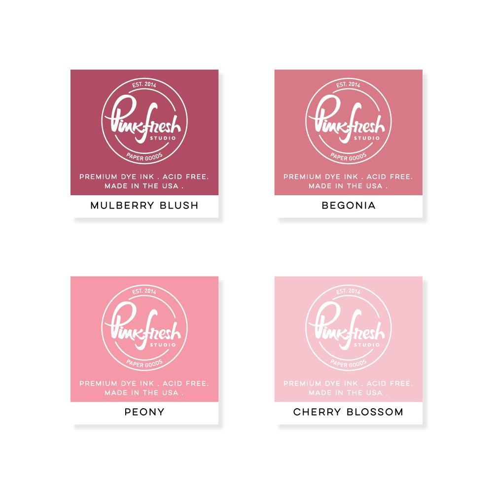 Pinkfresh Studio - Premium Dye Ink Cubes - Rose Garden-ScrapbookPal