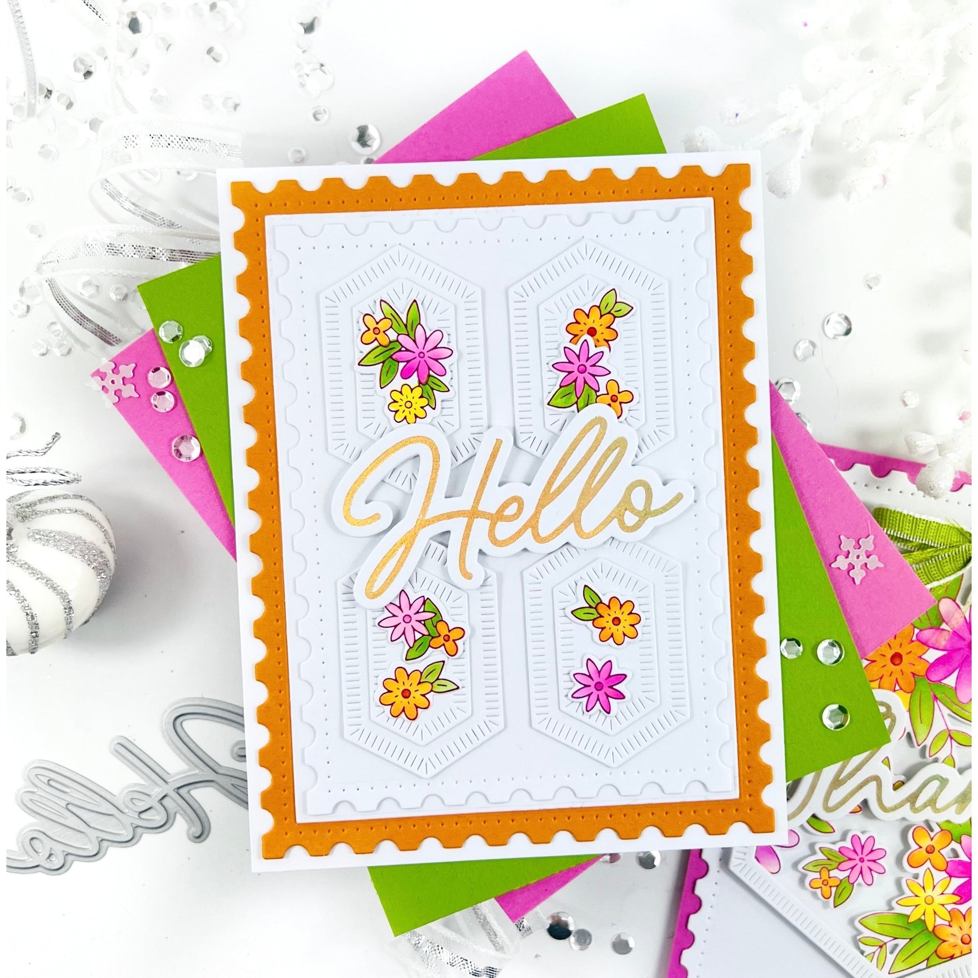 Pinkfresh Studio - Press Plates - Basic Sentiments-ScrapbookPal