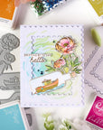 Pinkfresh Studio - Press Plates - Blushing Blooms-ScrapbookPal