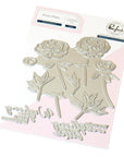Pinkfresh Studio - Press Plates - Blushing Blooms-ScrapbookPal