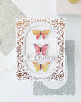 Pinkfresh Studio - Press Plates - Dainty Floral Frame-ScrapbookPal