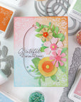 Pinkfresh Studio - Press Plates - Dainty Floral Frame-ScrapbookPal