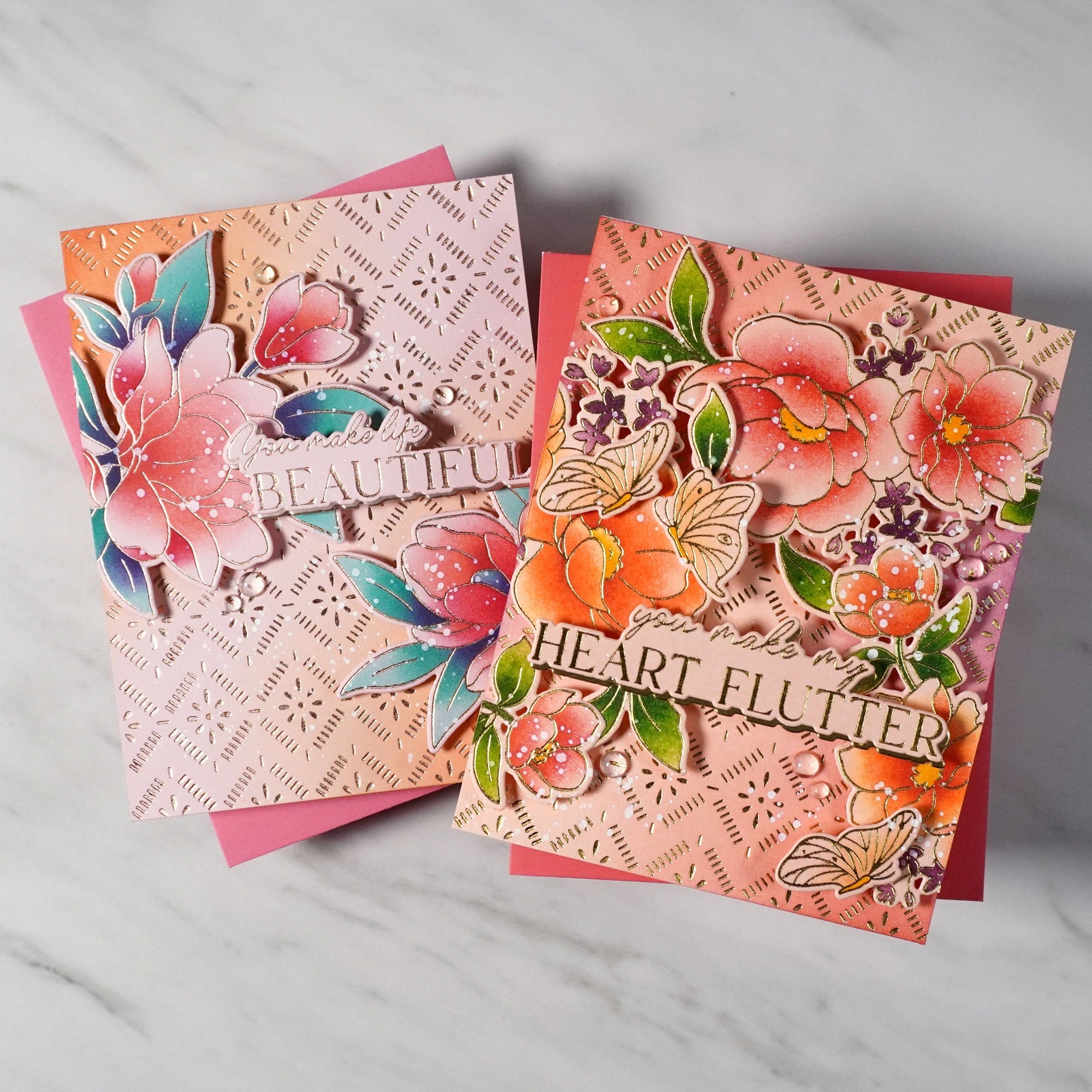 Pinkfresh Studio - Press Plates - Dashing Daisies-ScrapbookPal