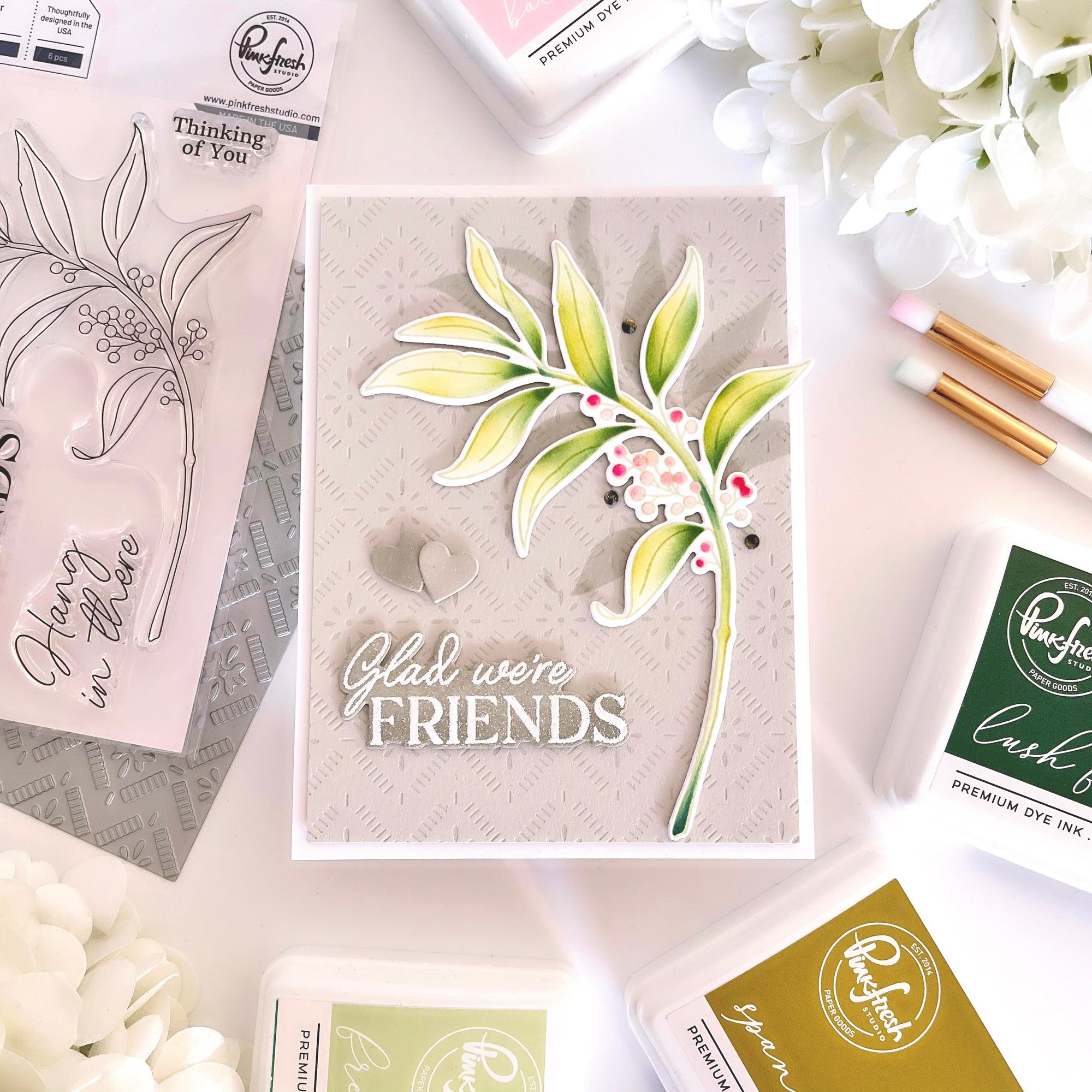 Pinkfresh Studio - Press Plates - Dashing Daisies-ScrapbookPal