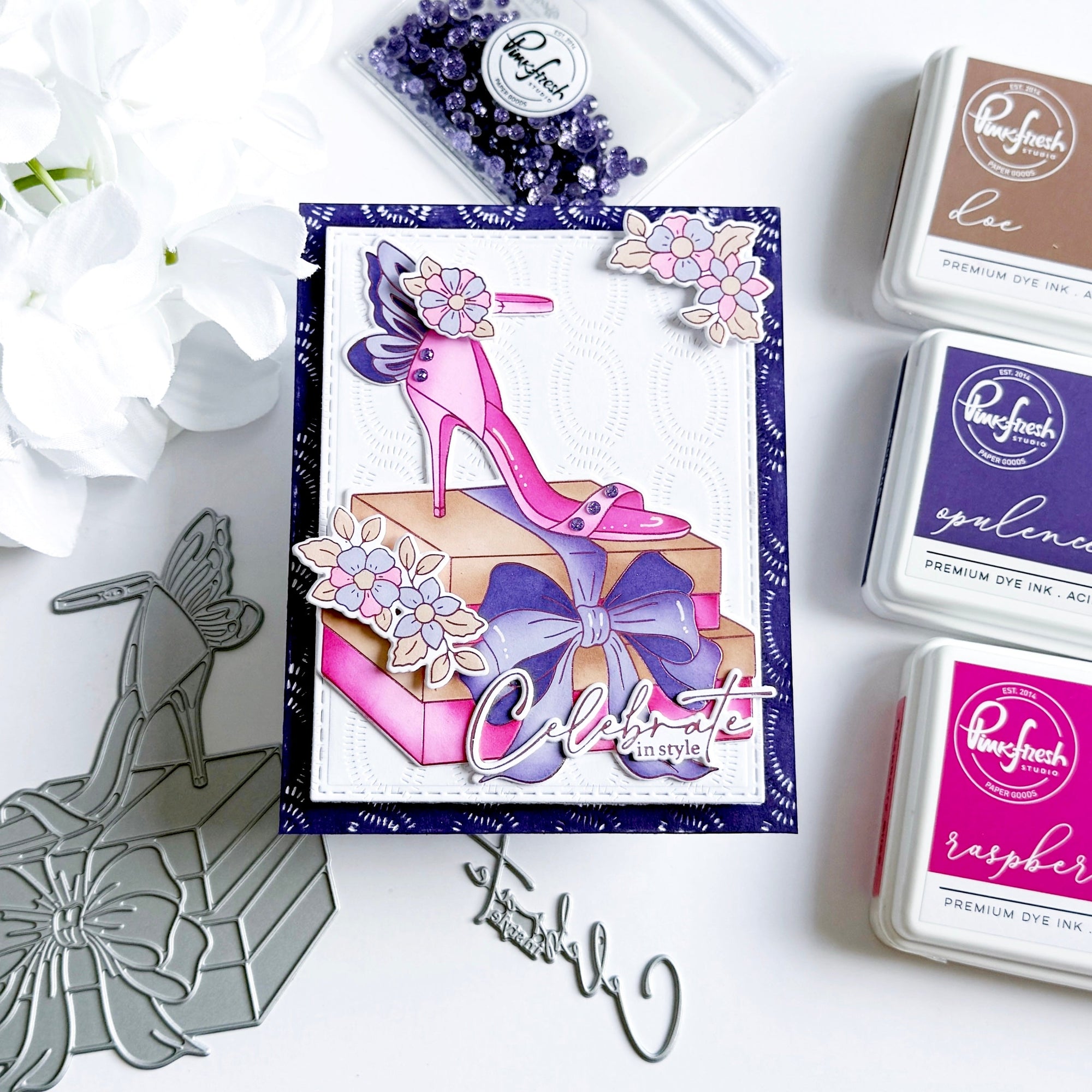 Pinkfresh Studio - Press Plates - Fragrance Notes-ScrapbookPal