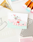 Pinkfresh Studio - Press Plates - Petal Grid-ScrapbookPal