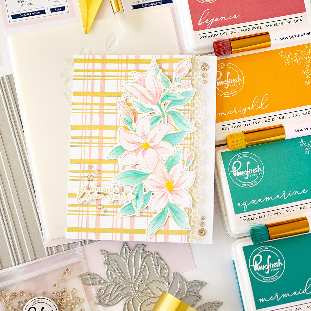 Pinkfresh Studio - Press Plates - Plaid-ScrapbookPal