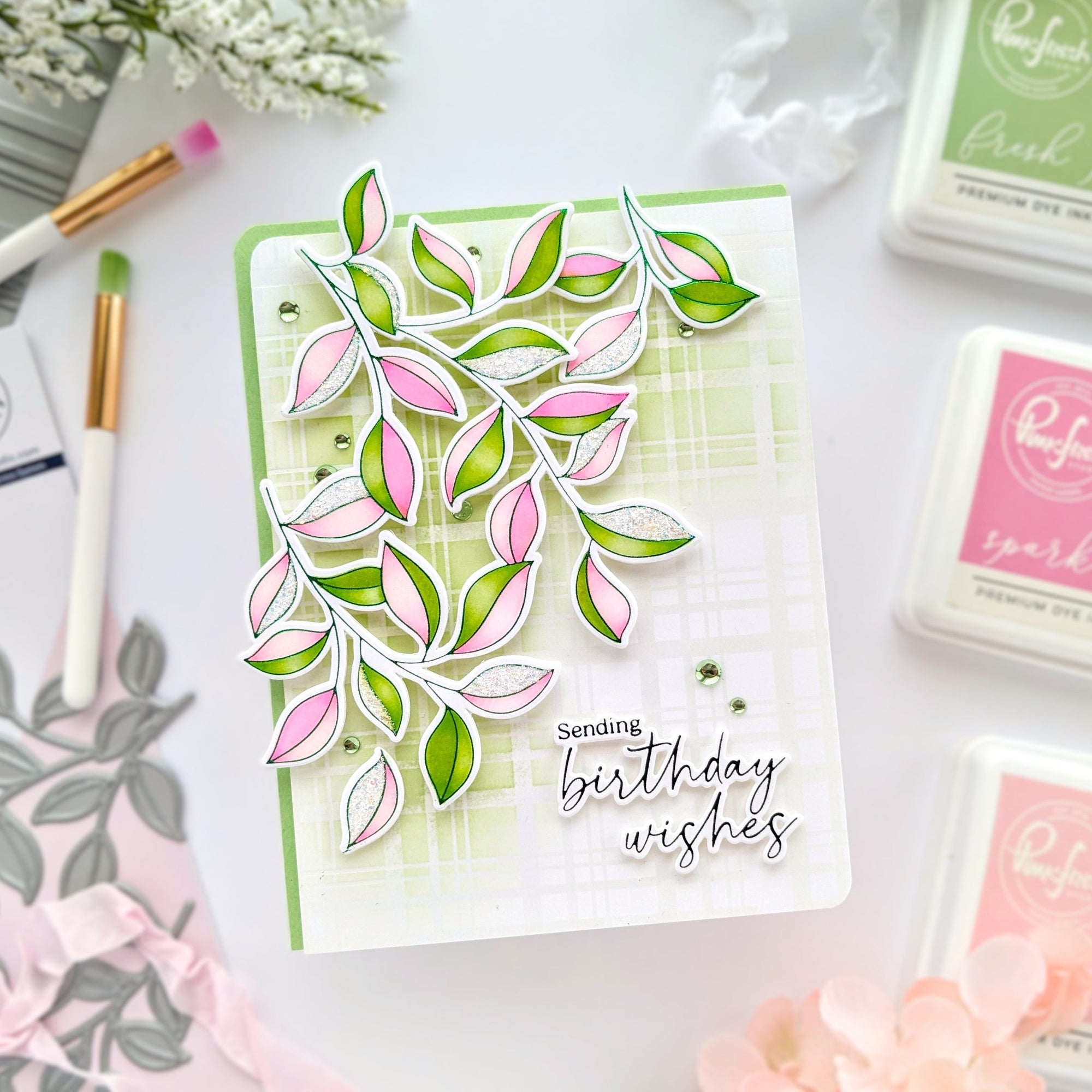Pinkfresh Studio - Press Plates - Plaid-ScrapbookPal