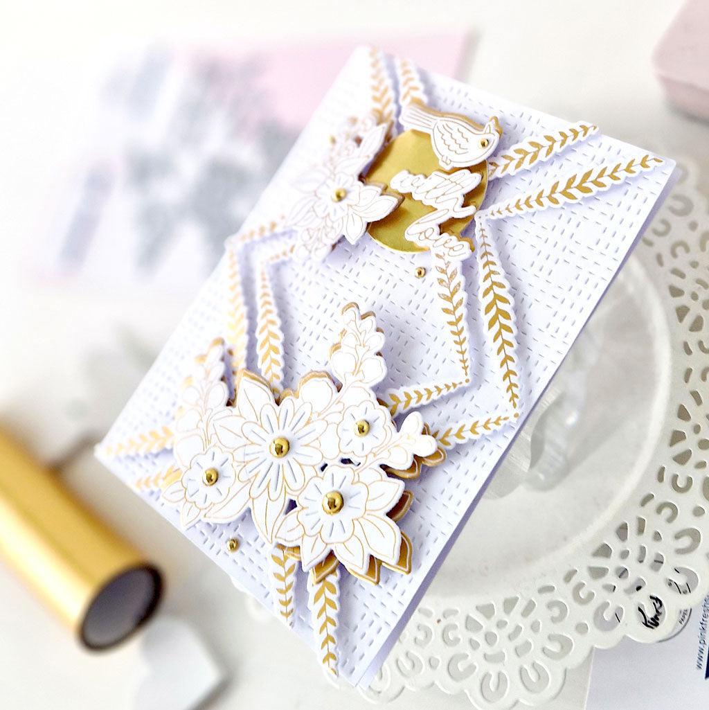 Pinkfresh Studio - Press Plates - Steeped in Kindness-ScrapbookPal