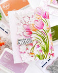 Pinkfresh Studio - Press Plates - Timeless Tulips-ScrapbookPal