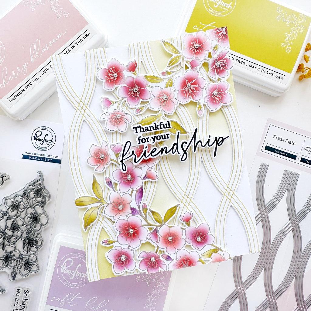 Pinkfresh Studio - Press Plates - Twist Pattern-ScrapbookPal