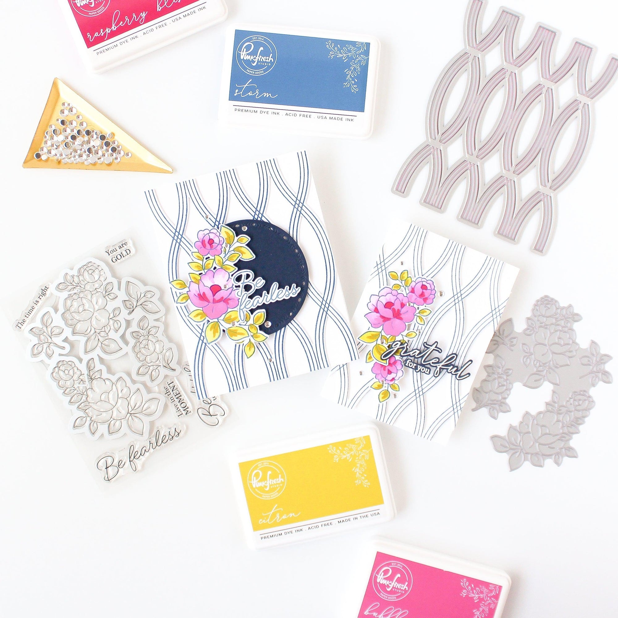Pinkfresh Studio - Press Plates - Twist Pattern-ScrapbookPal