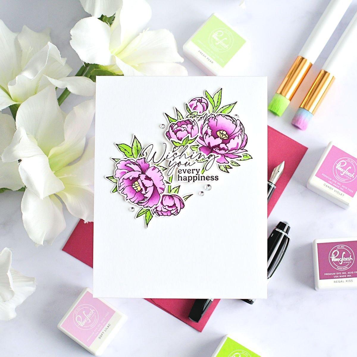 Pinkfresh Studio - Dies - Blushing Blooms-ScrapbookPal