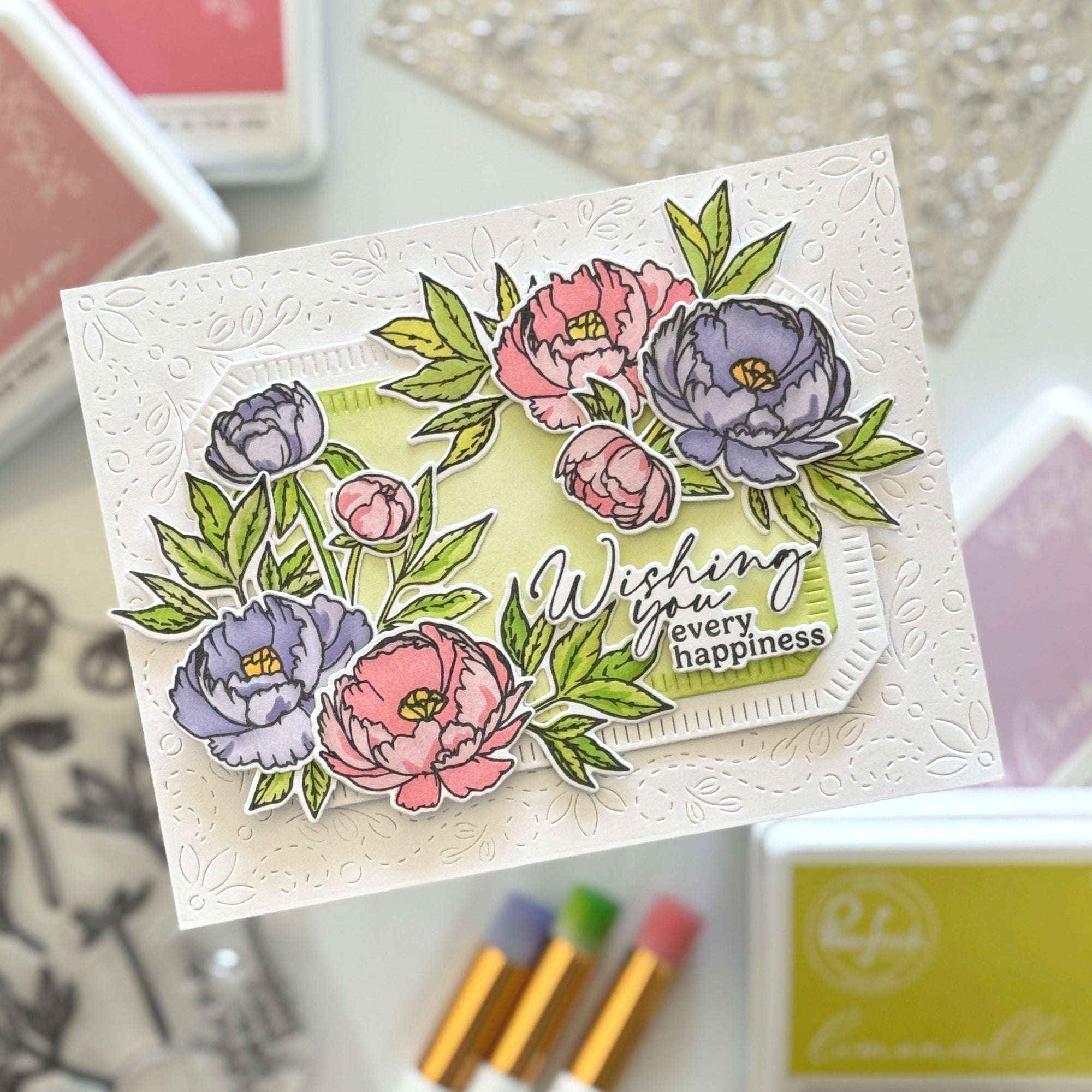 Pinkfresh Studio - Dies - Blushing Blooms-ScrapbookPal