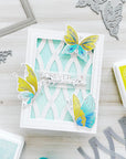 Pinkfresh Studio - Stencils - Butterfly Bliss-ScrapbookPal