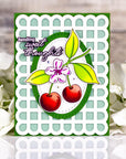Pinkfresh Studio - Stencils - Cherry Bliss-ScrapbookPal