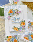 Pinkfresh Studio - Stencils - Cozy Blooms-ScrapbookPal