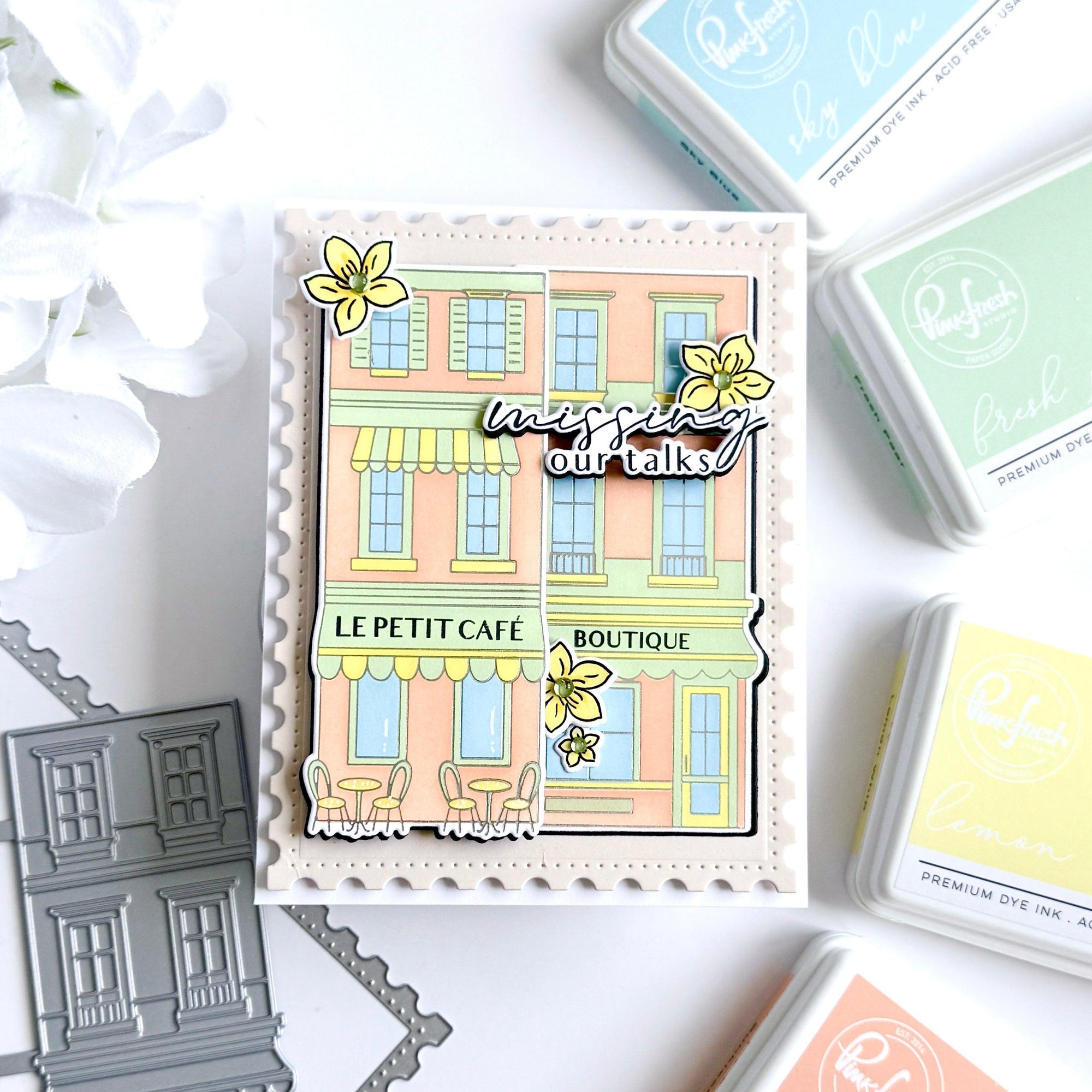 Pinkfresh Studio - Clear Stamps - Darling District-ScrapbookPal