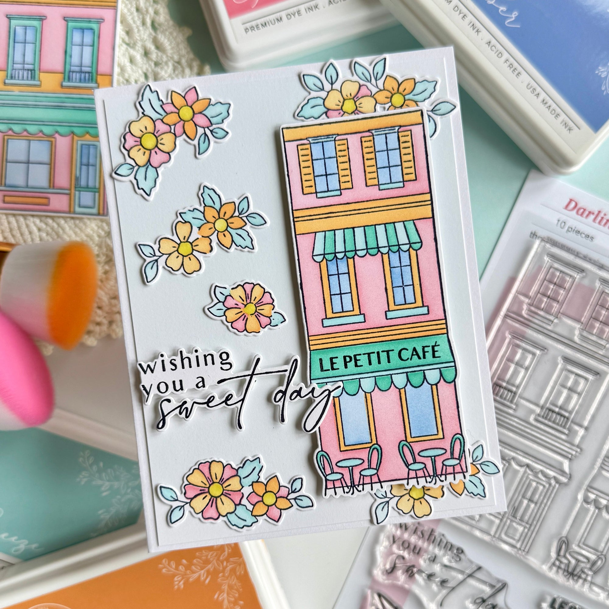 Pinkfresh Studio - Clear Stamps - Darling District-ScrapbookPal