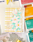 Pinkfresh Studio - Stencils - Delighted For You-ScrapbookPal