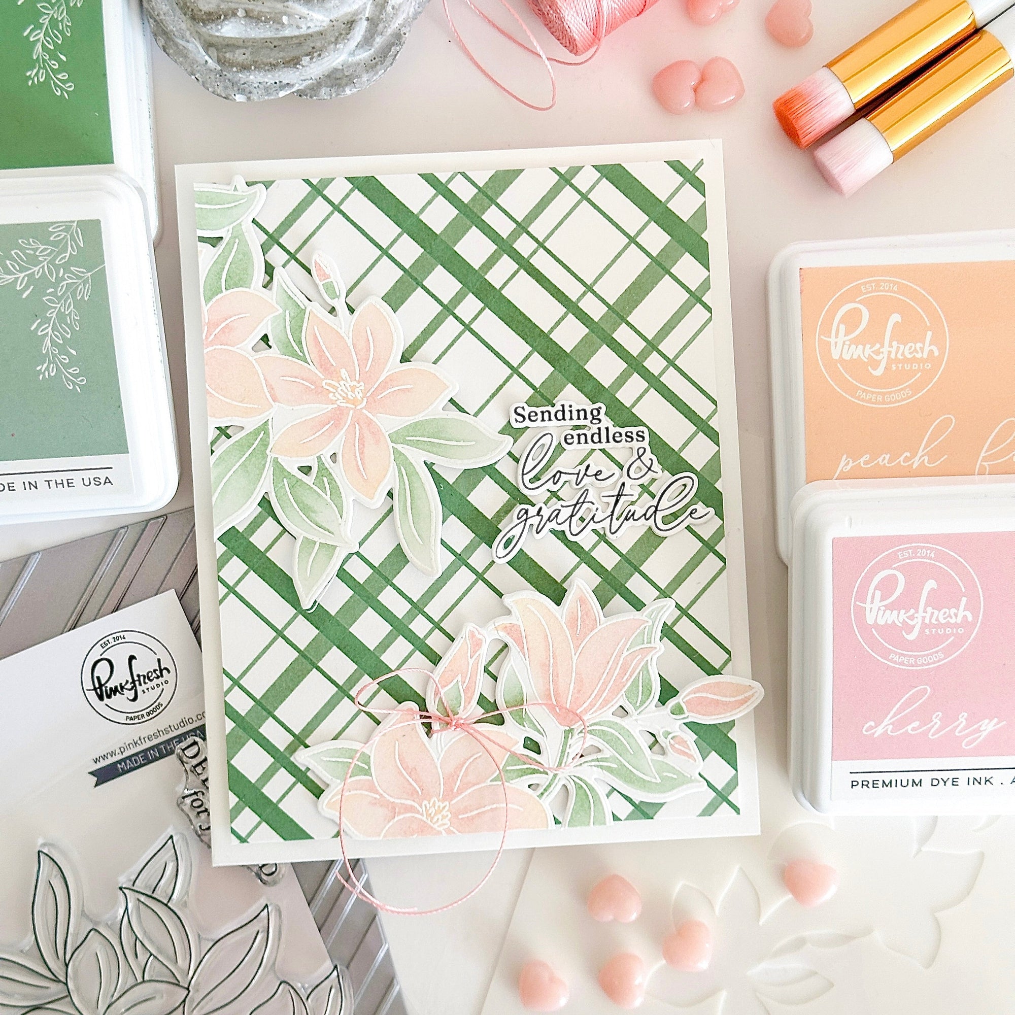 Pinkfresh Studio - Stencils - Delighted For You-ScrapbookPal
