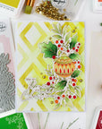 Pinkfresh Studio - Stencils - Diamond Framework-ScrapbookPal