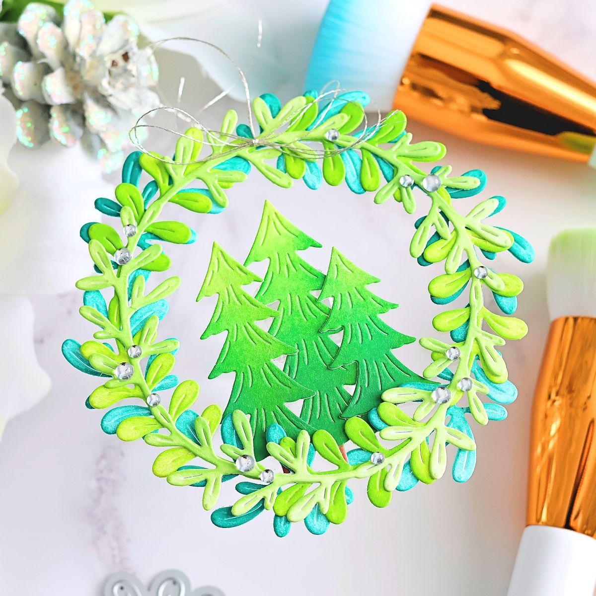 Pinkfresh Studio - Stencils &amp; Dies - Tied with Cheer-ScrapbookPal